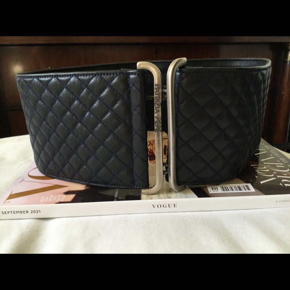 Patrizia Pepe high waist leather belt